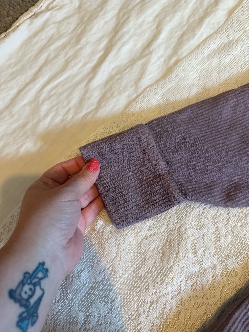 Anthropologie duster shacket in purple - Picture 6 of 14